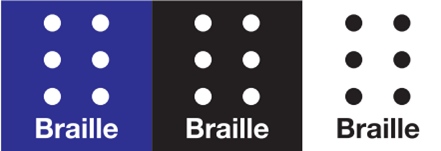 International symbol for braille.