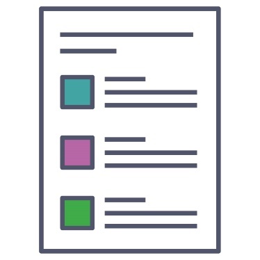 A word list document.