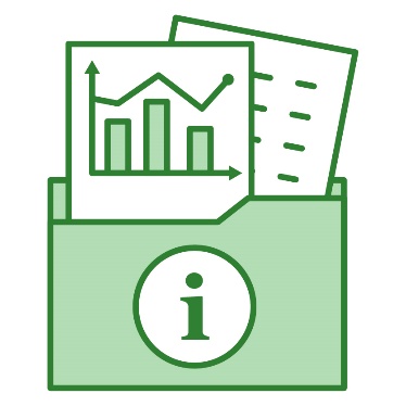 A file of information with 2 documents in it.